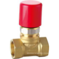 Hpb57-3 brass Electric Female male thread stop valve with ppr cap and solenoid